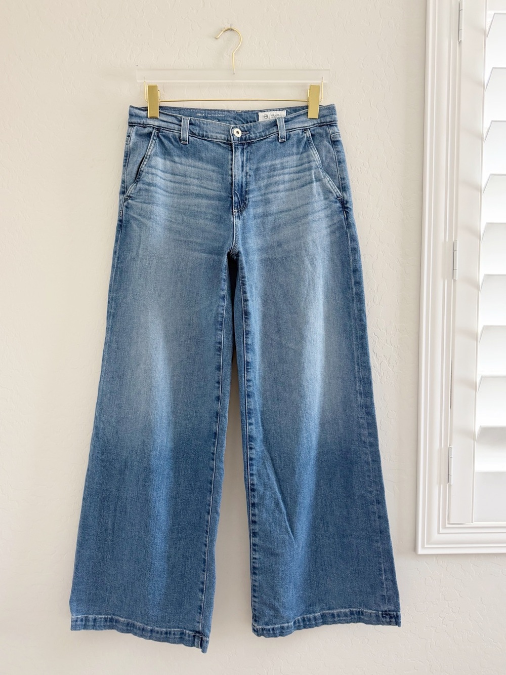 AG Stella Low Slung Palazzo Pants Size 27 - Picture 7 of 13